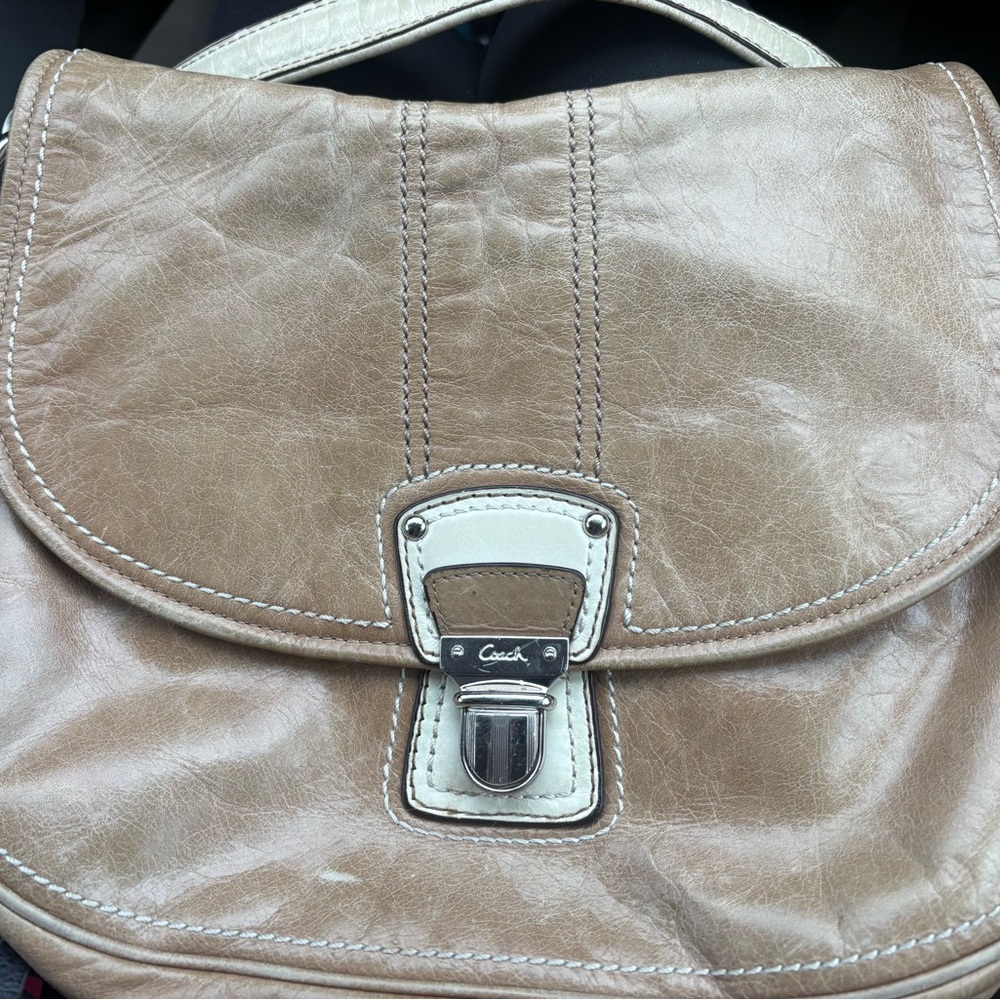 Coach Kristin Leather Shoulder Bag – Style 18999